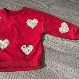Valentines sweater H&M size 2-3 toddlers